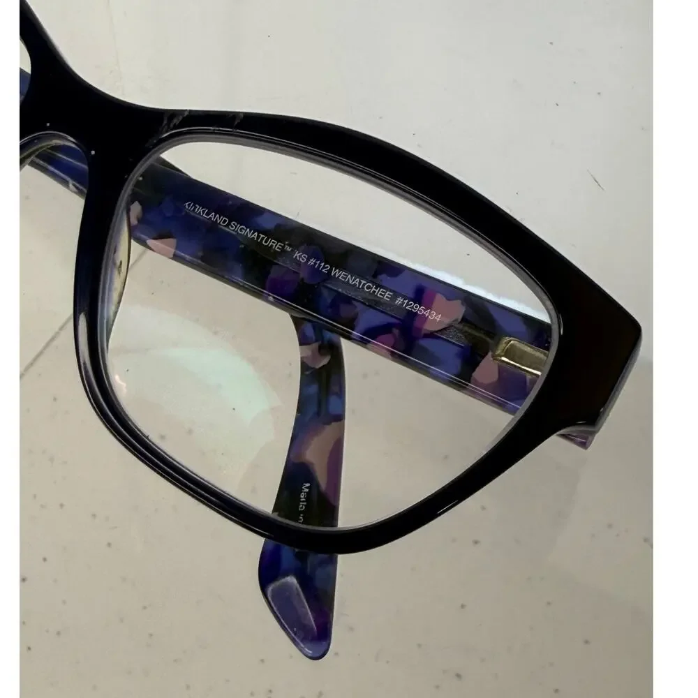 Kirkland Signature Eye Glasses Purple Blue Pink #112 Wenatchee  #1295434